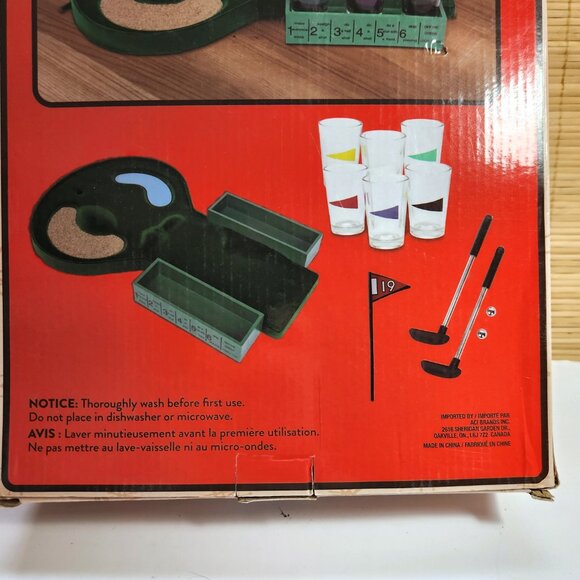 Golf Tabletop Game Golf Shots Perfect Solutions Putting Green Novelty Party - Picture 8 of 12